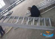 Inclined Marine Boat Ladders ISO5488 Standard Steady For Ship Engine Room