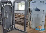 Baja Q235 Marine Watertight Doors OEM ODM Layanan Natural Finish Tersedia