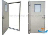 Quick Open Aluminium Marine Doors Permukaan Baking Anodized Dengan Kick - Out Panel