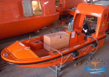 Cina Perahu Penyelamatan Lifeboat Kecepatan Tinggi Dengan Persetujuan SOLAS Bahan Plastik Diperkuat pabrik