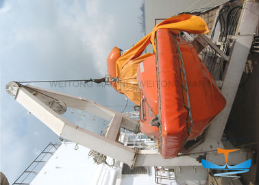 Persetujuan CCS Peluncuran Life Raft Davit, Boat Davit Crane Beban Pengangkatan 28-45kn