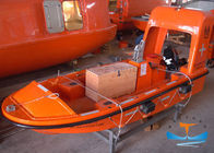 Perahu Penyelamatan Lifeboat Kecepatan Tinggi Dengan Persetujuan SOLAS Bahan Plastik Diperkuat